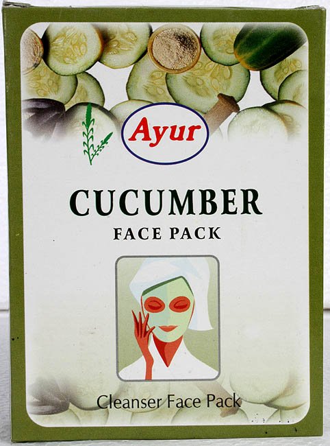 Ayur Cucumber Face Pack- Cleanser Face Pack (Price Per Pair) - book cover