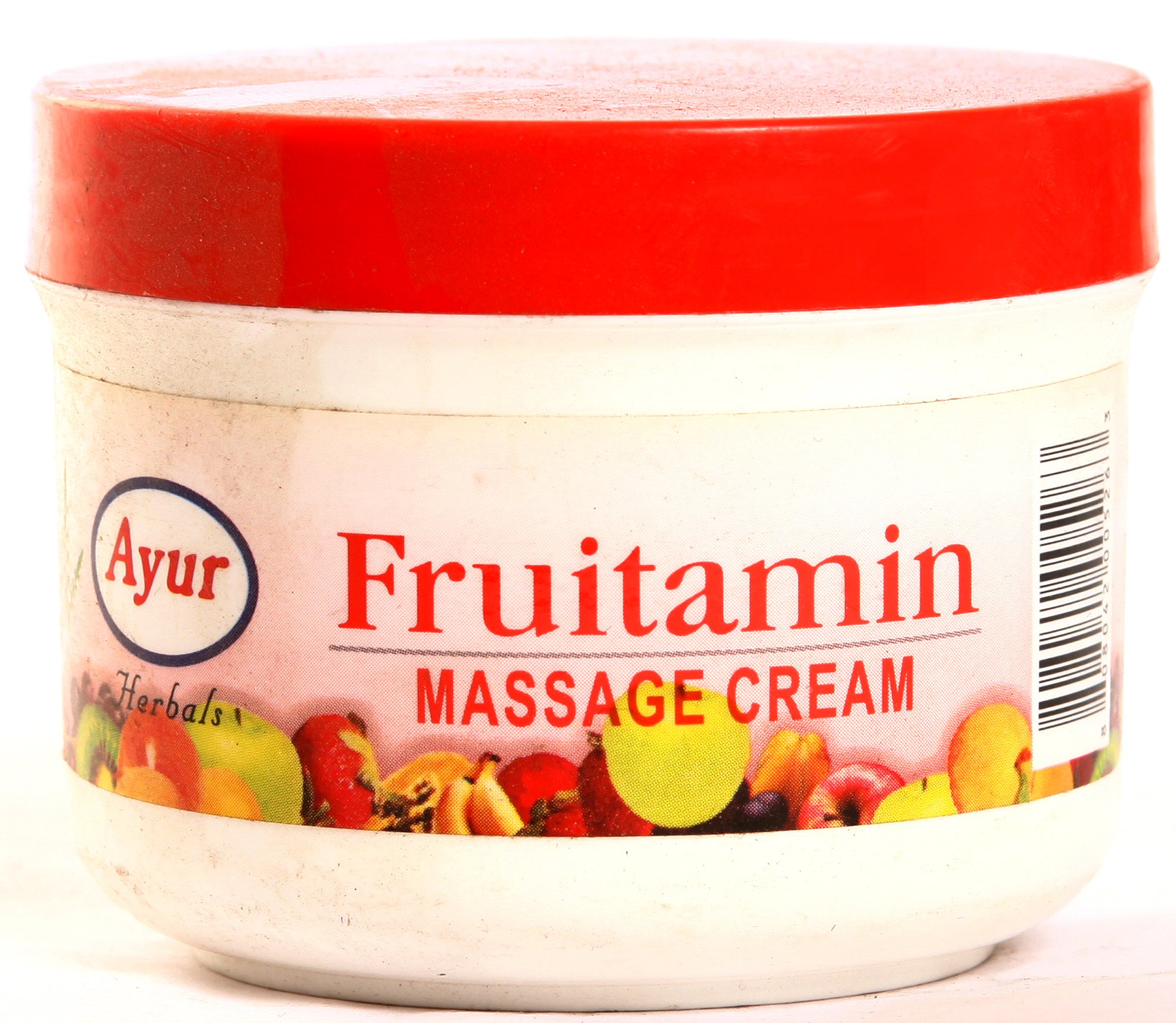 Ayur Herbals Fruitamin Massage Cream - book cover